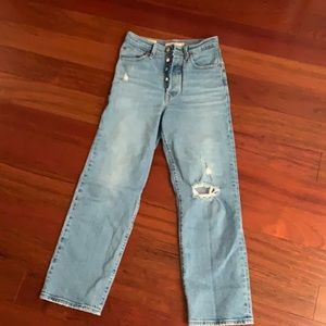 Levi’s ribcage ankle straight